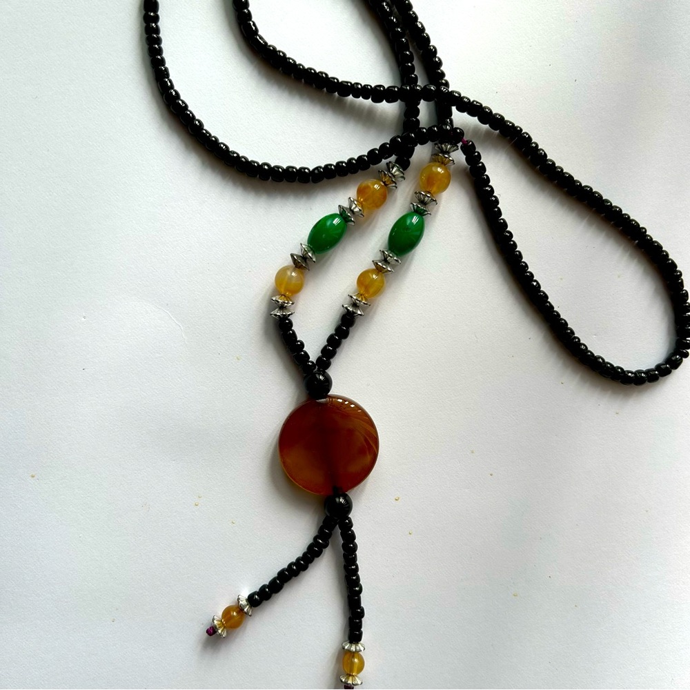 Rabbit beaded necklace